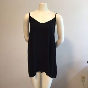 Black Sleeveless Camisole/Tunic/Mini Dress